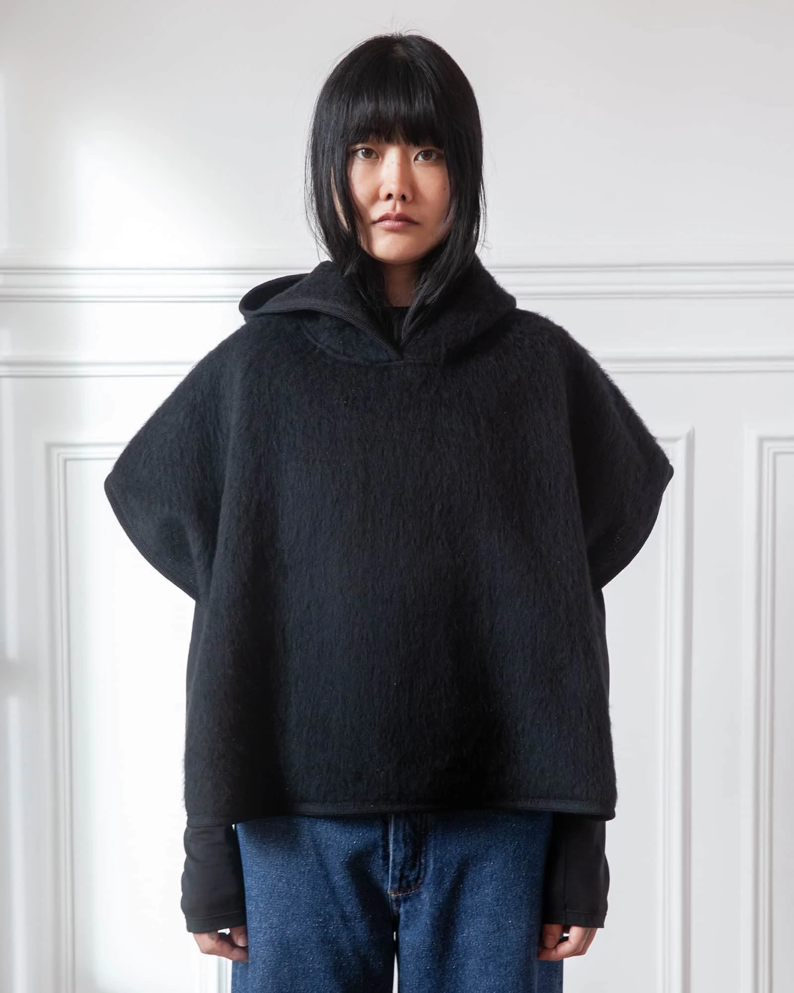 Fortu Hooded Vest - Brushed Wool - 1