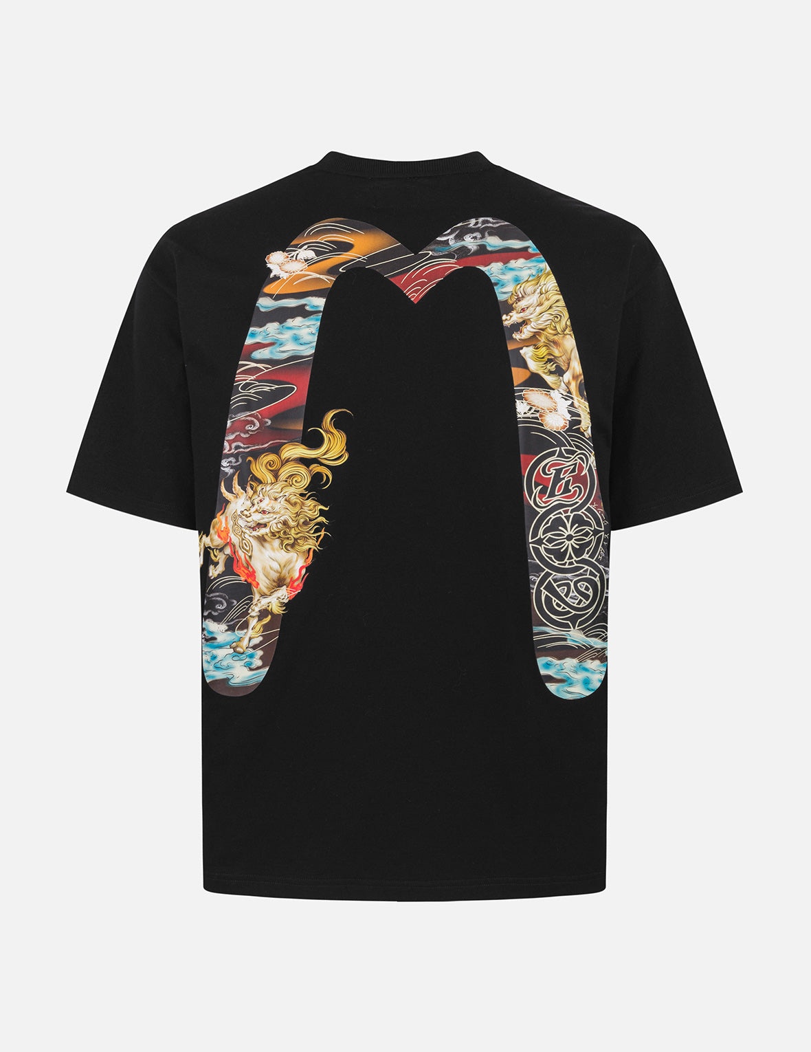 Hakutaku Daicock Print Relax Fit T-shirt - 1