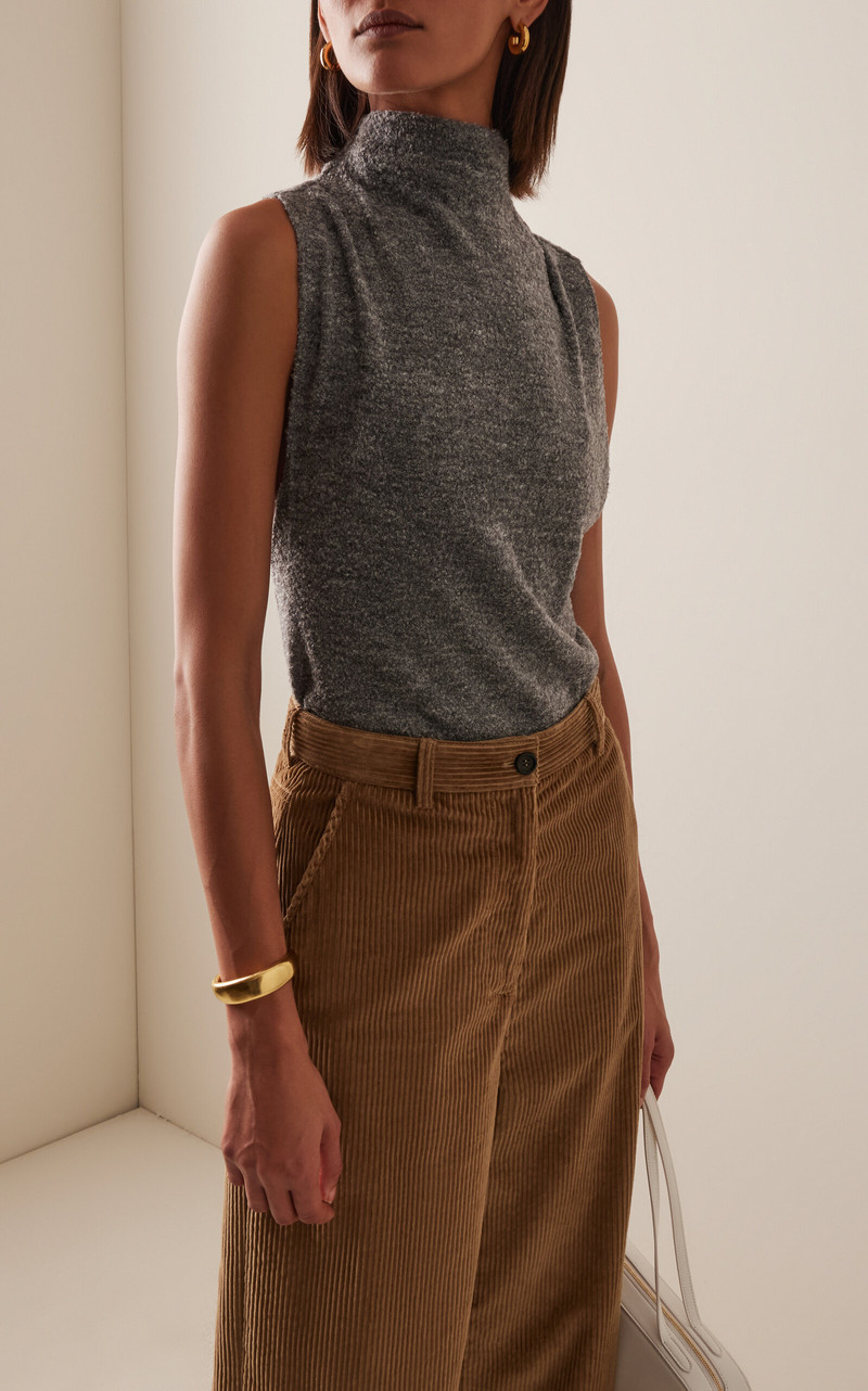 Proenza Schouler Cynthia Jersey Top grey outlook