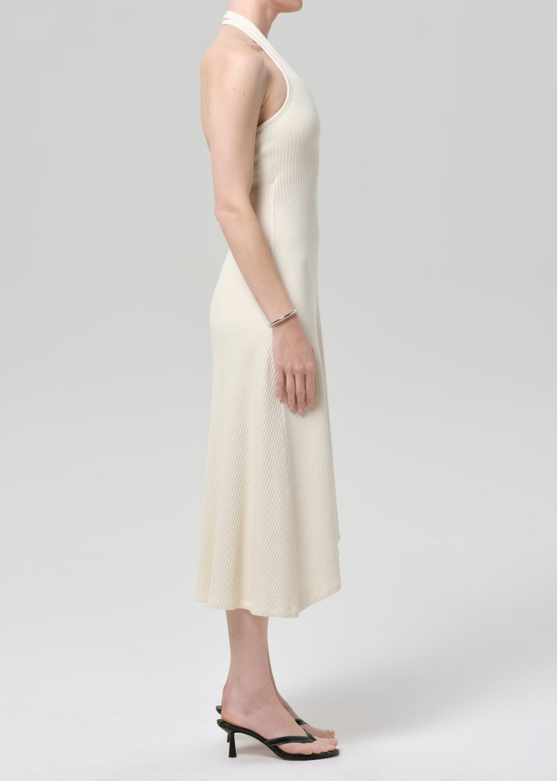 Mila Halter Dress In Dune 4