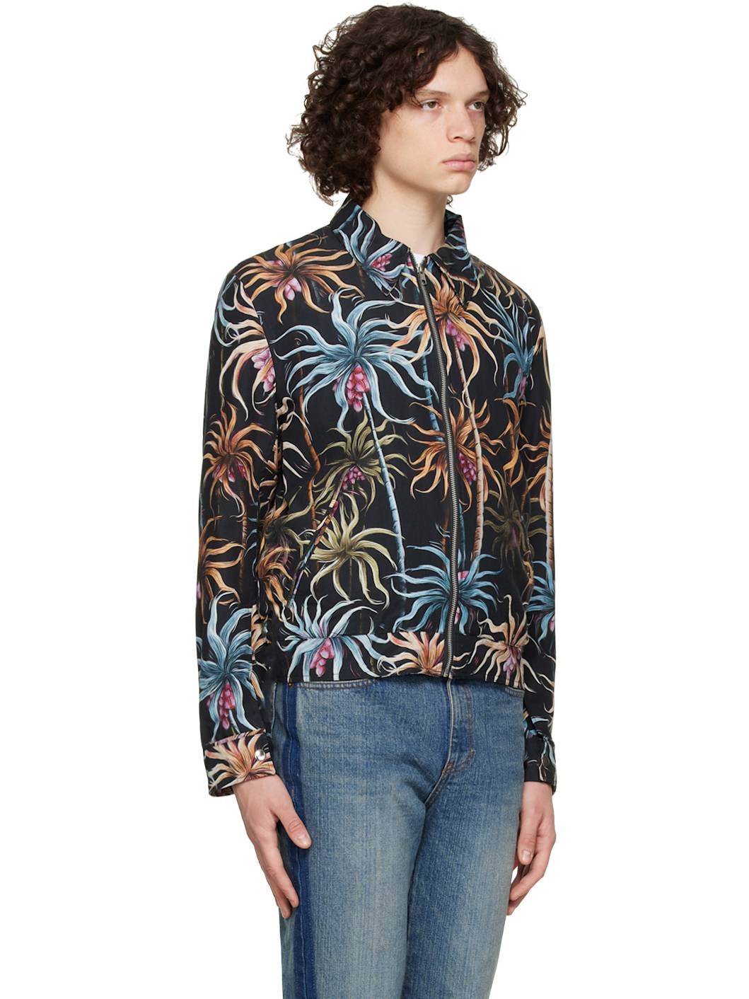 Black Night Palm Jacket - 2