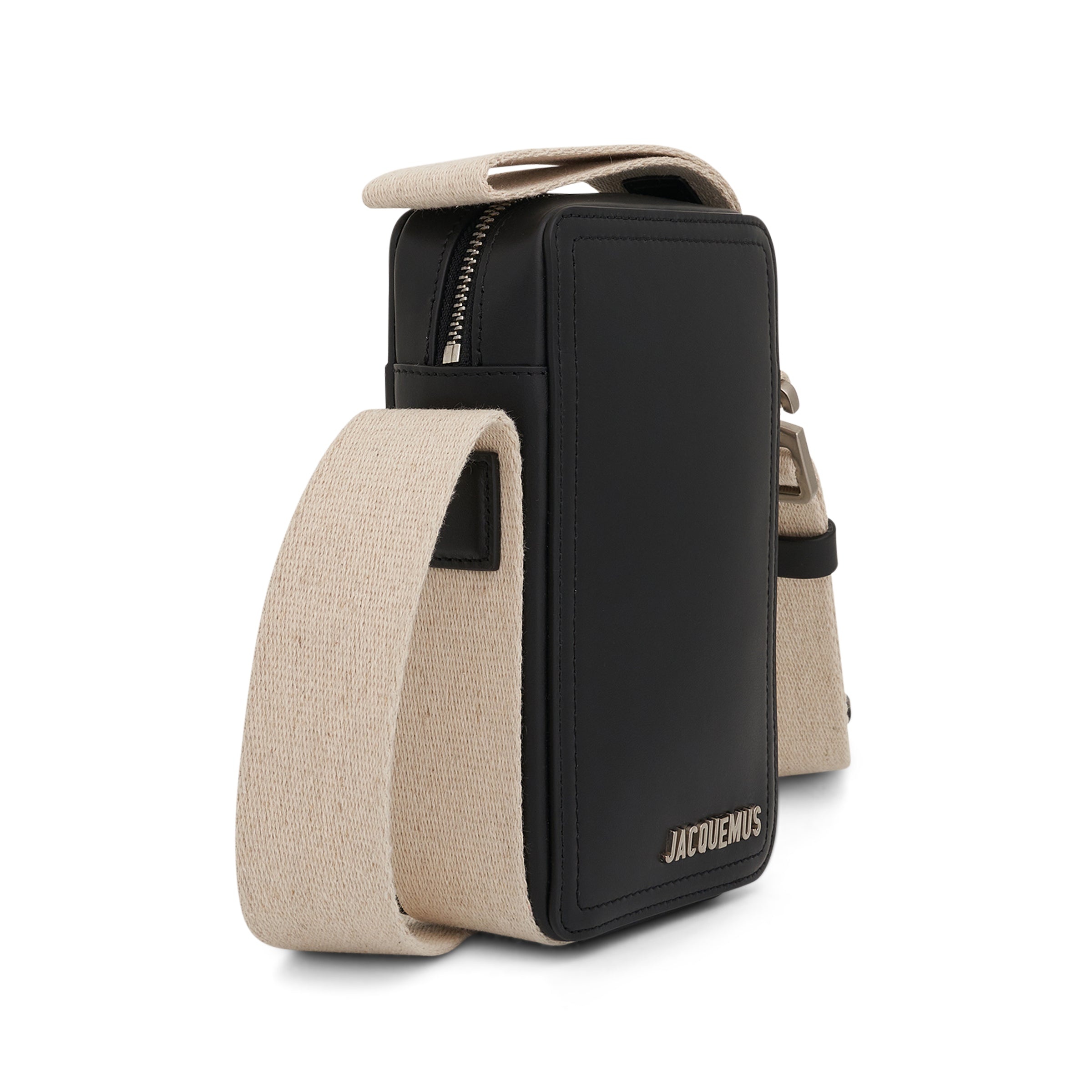 Le Cuerda Vertical Leather Bag in Black - 2