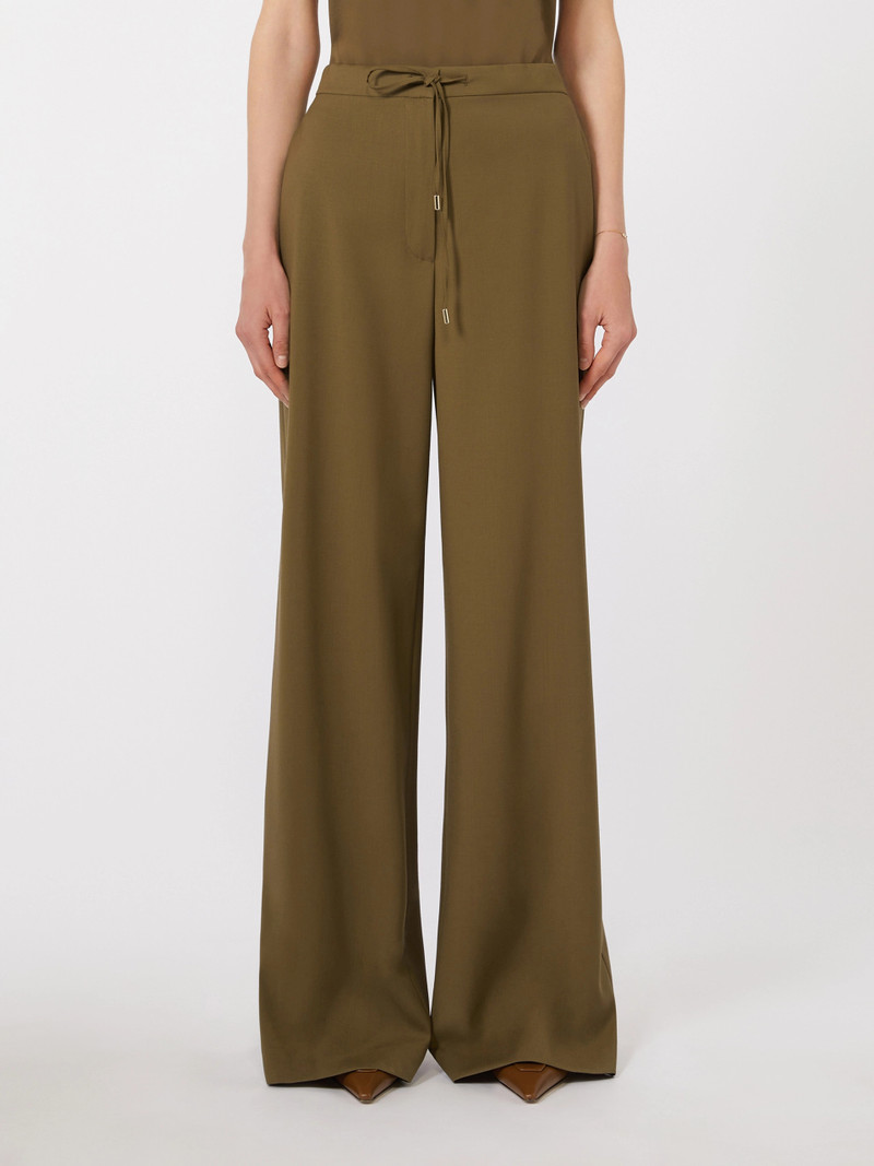 CORONE Woollen cloth joggers - KAKI 3