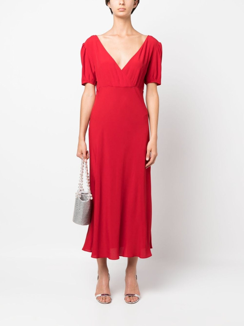 N°21 tie-fastening midi dress outlook