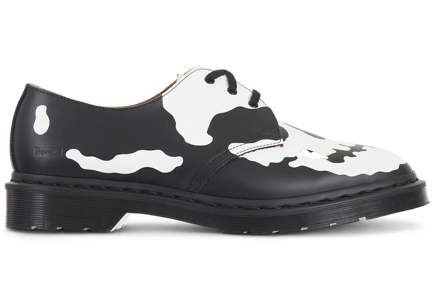 Dr. Martens 1461 3-Eye Shoe Supreme Skull Black White - 1