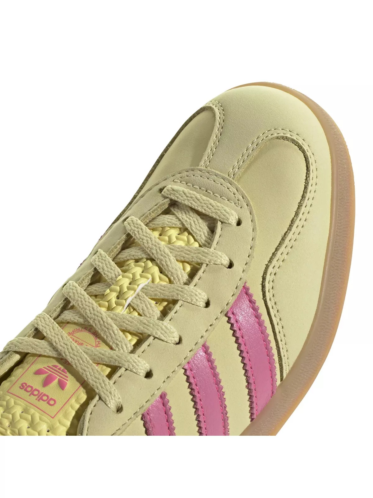 Originals Gazelle "Powder Yellow/Lucid Pink/Team Royal Blue" Women's Shoe - 7
