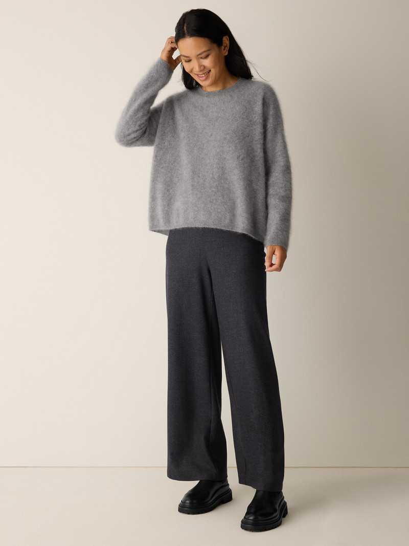 Cashmere Fluff Crew Neck Top 3