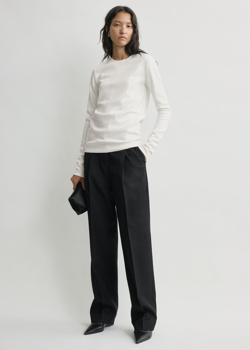 TOTEME Sequin top white outlook