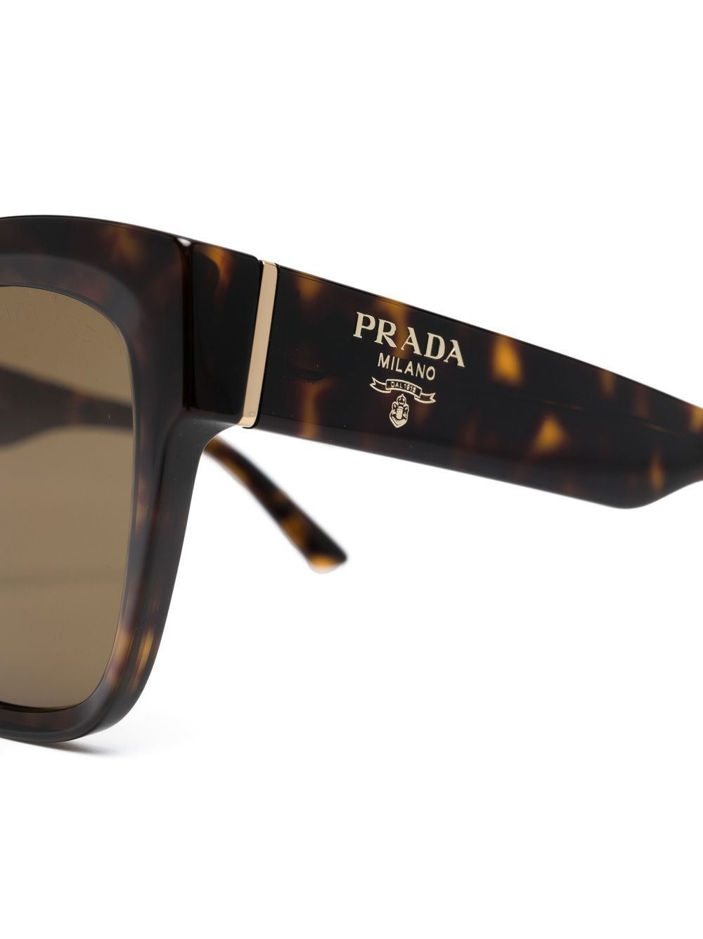 tortoiseshell-effect butterfly-frame sunglasses - 3
