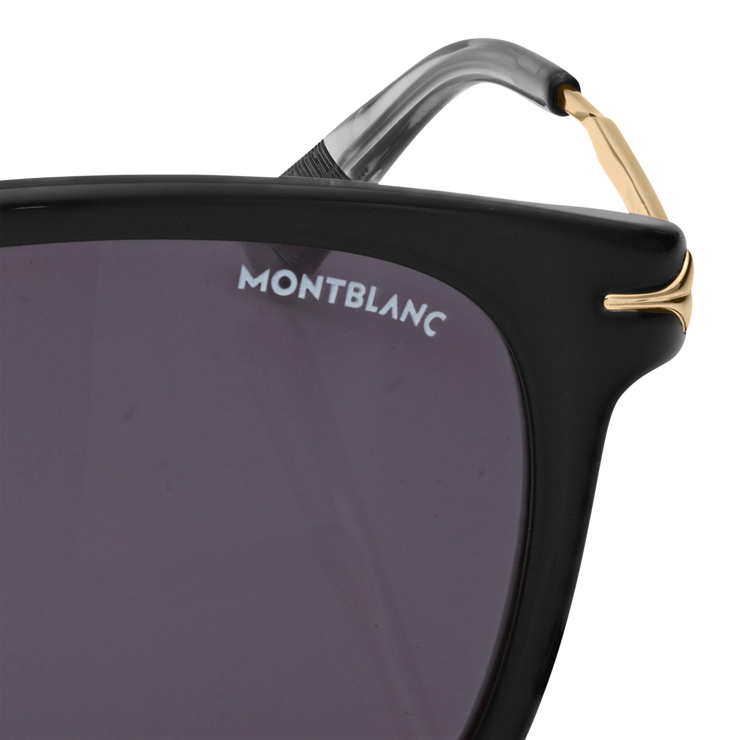 Round Sunglasses with Black Acetate Frame - 3