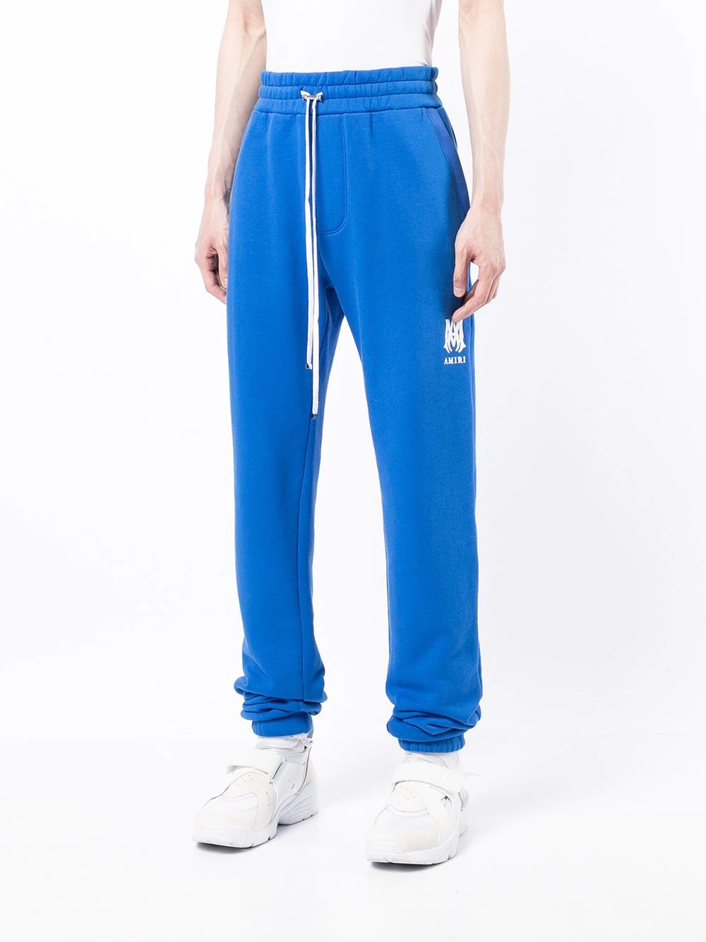 logo-print cotton track pants - 3