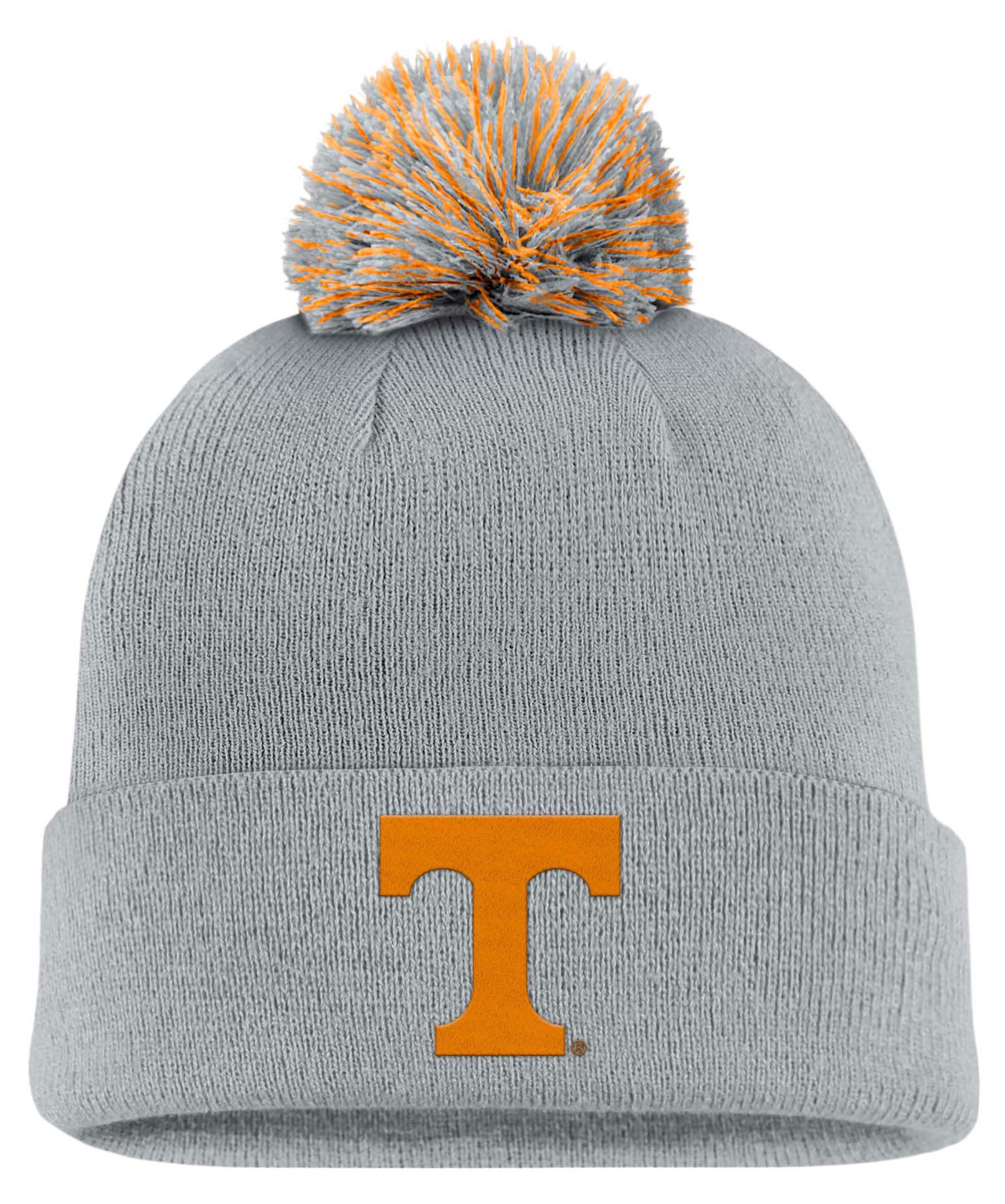 Nike Adult Tennessee Volunteers Wolf Grey Peak Campus Sideline Knit Beanie - 1