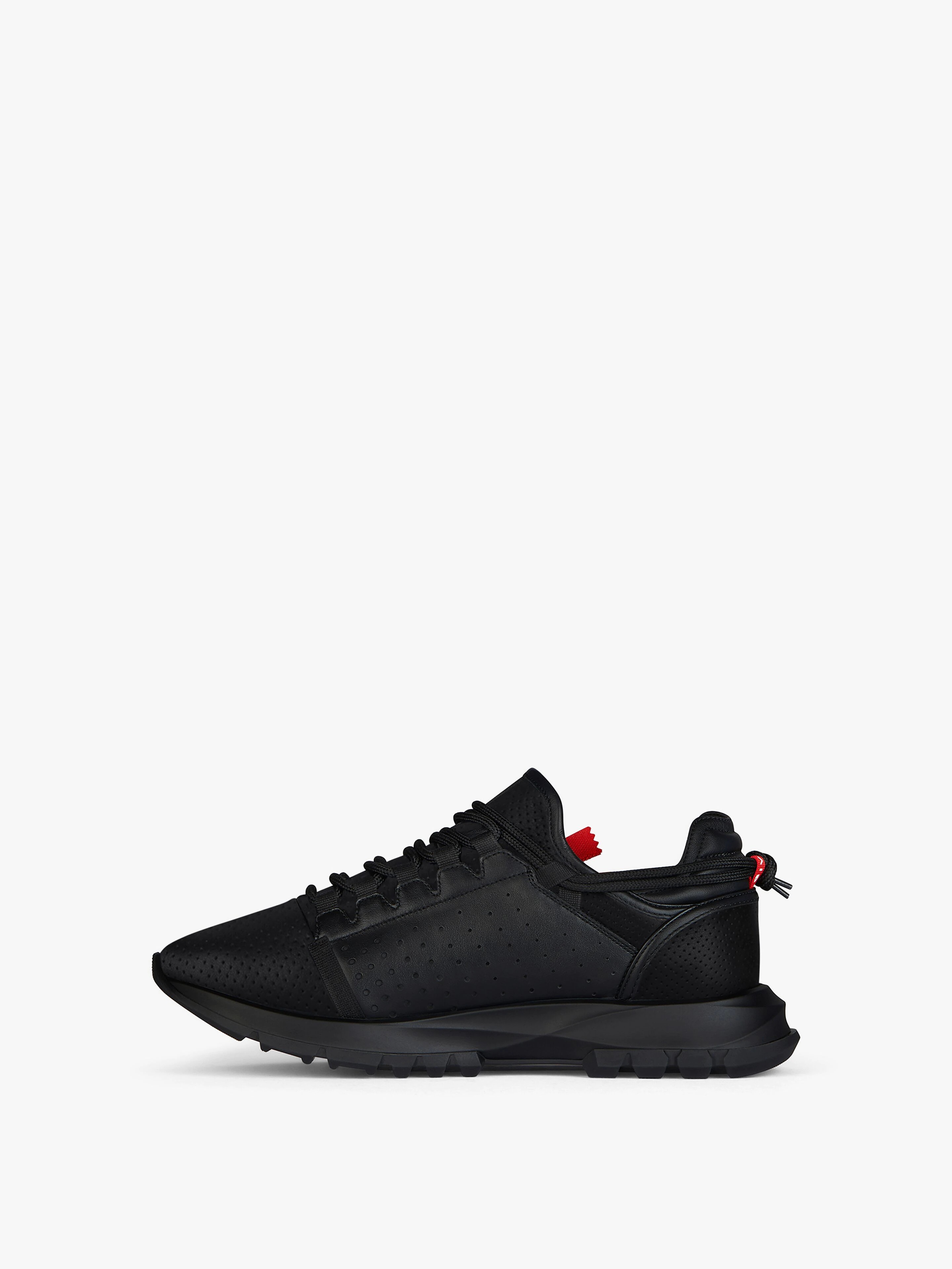 SPECTRE SNEAKERS IN PERFORATED LEATHER AND ZIP - 3
