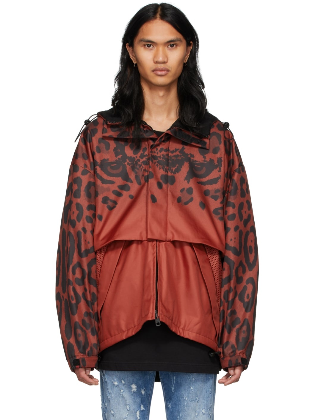 Red Polyester Jacket - 1