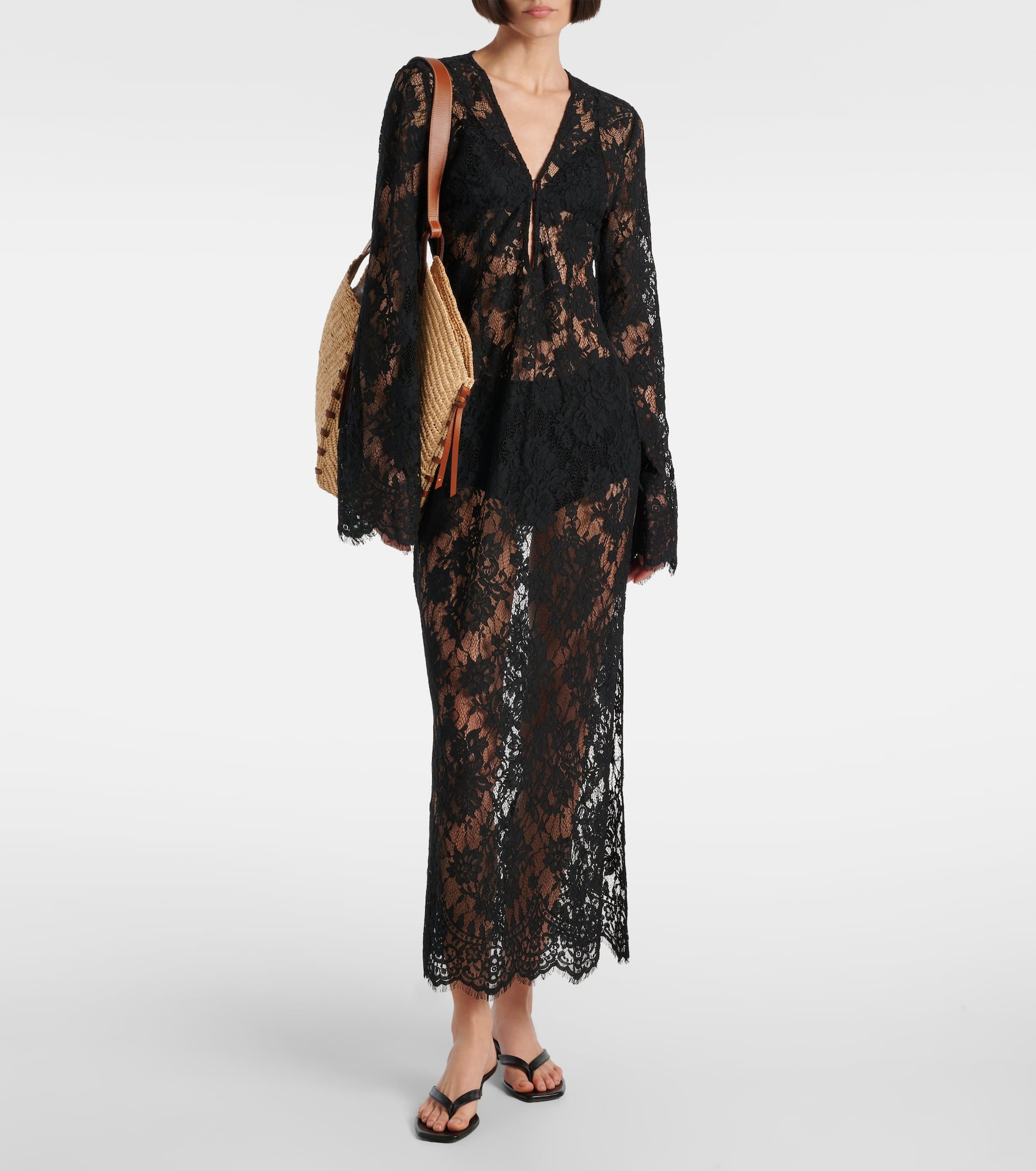 Millie cotton lace maxi dress - 2