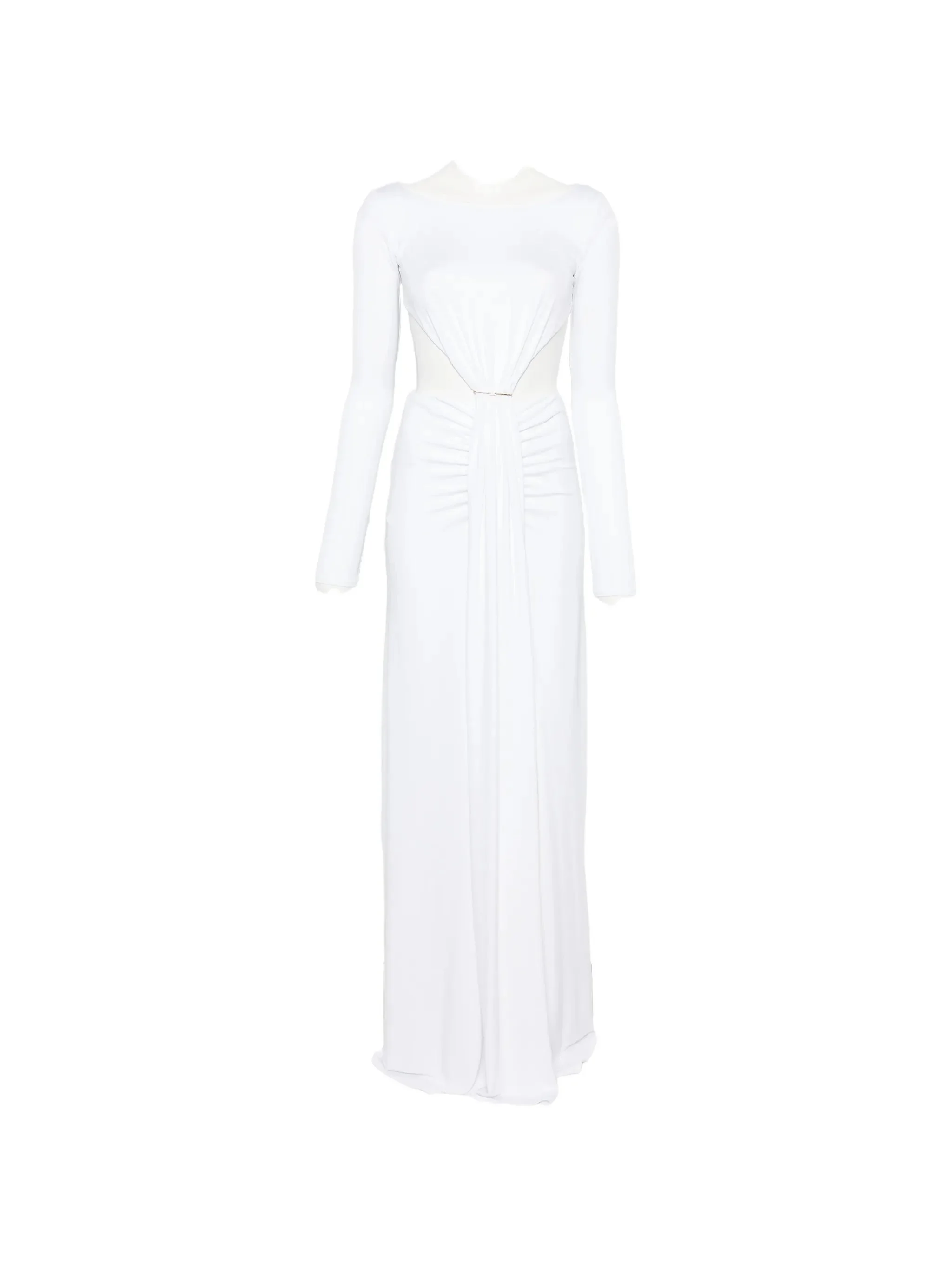 Elisabetta Franchi Cut-out Ruched Maxi Dress - 1