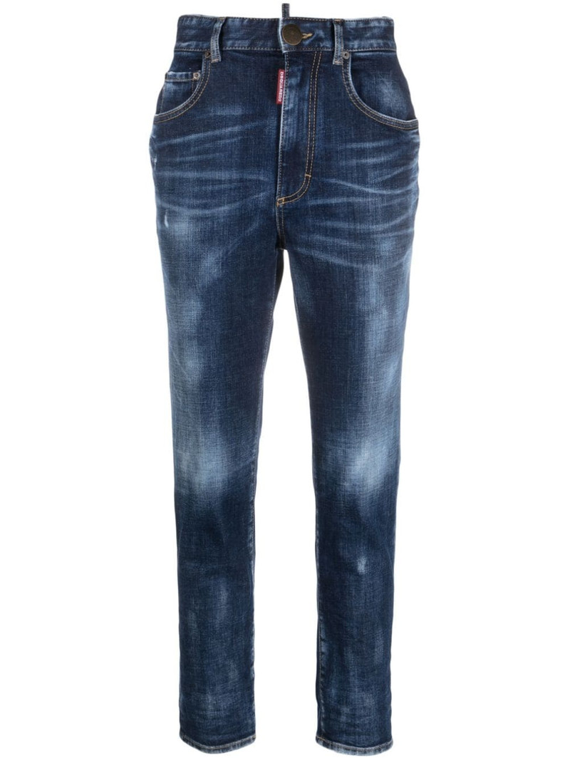 high-waist cropped jeans 1