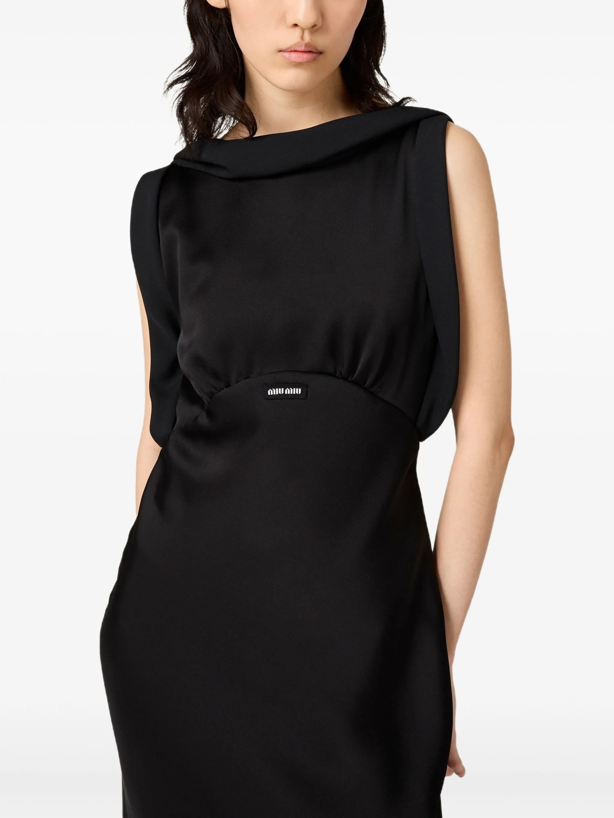 Miu Miu Satin Maxi Dress - 4