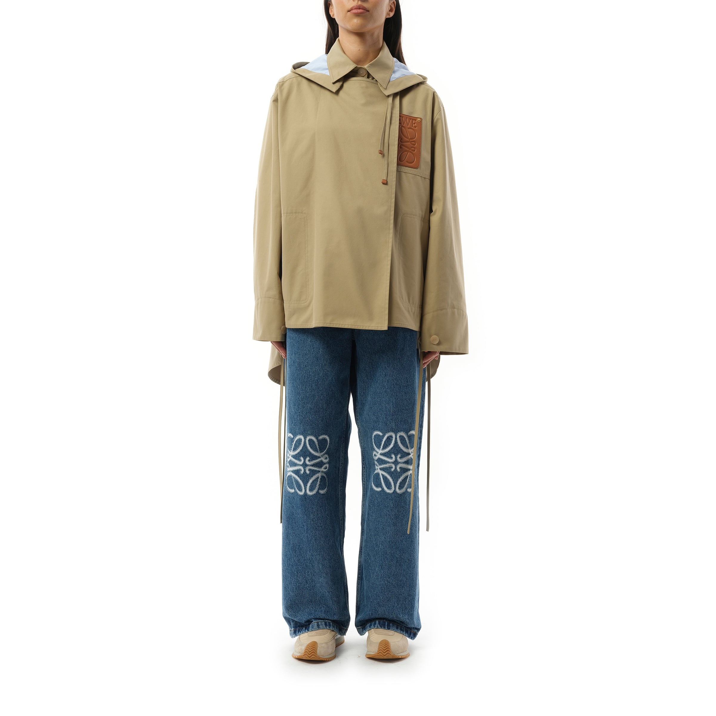 Hooded Anagram Parka in Sweet Caramel - 4