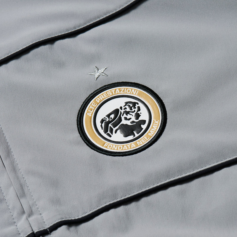 PRO TEAM PIPED SHELL JACKET GREY 3