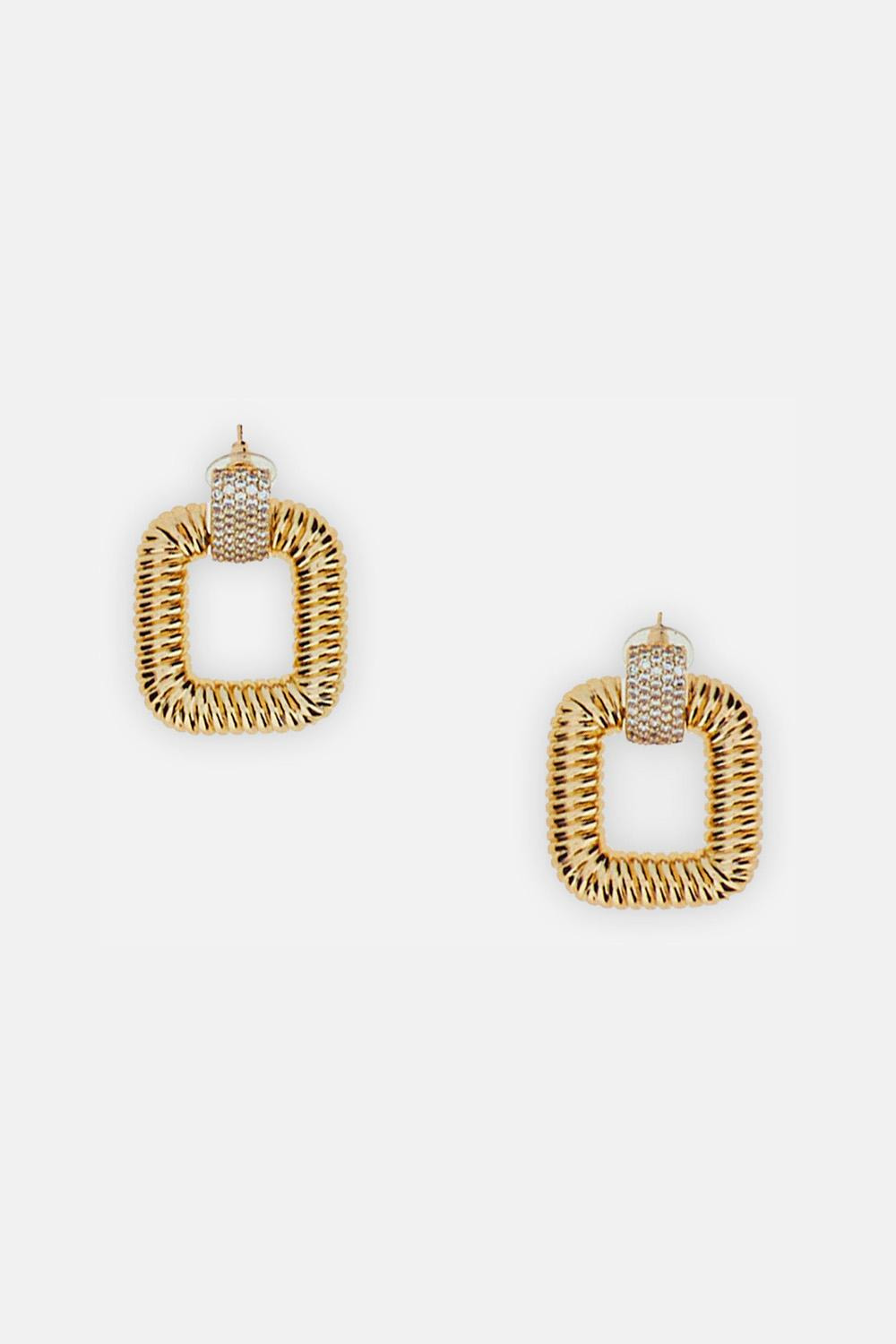 GOLD KNOCKER EARRINGS - 2
