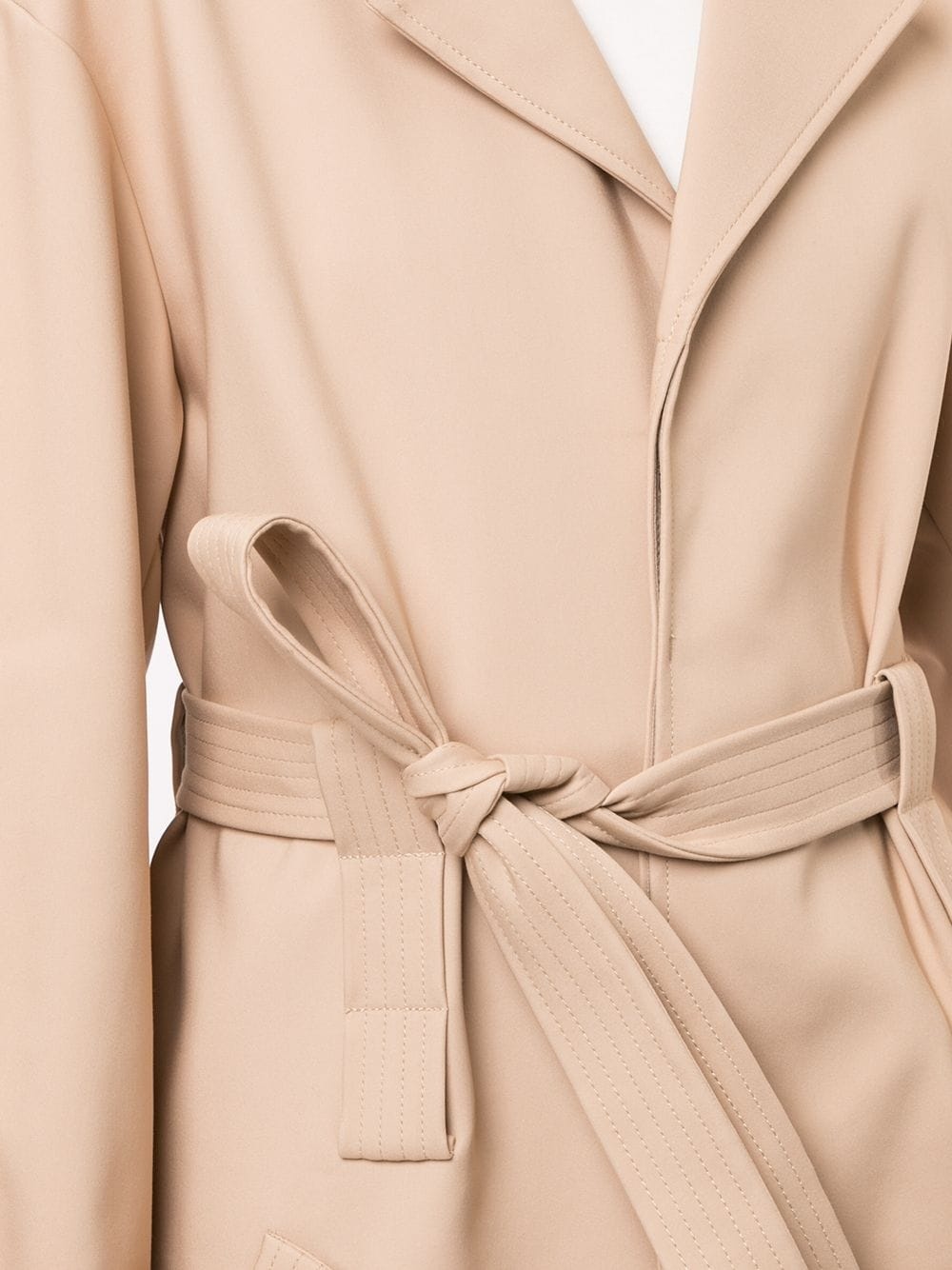 double belt trench coat - 5