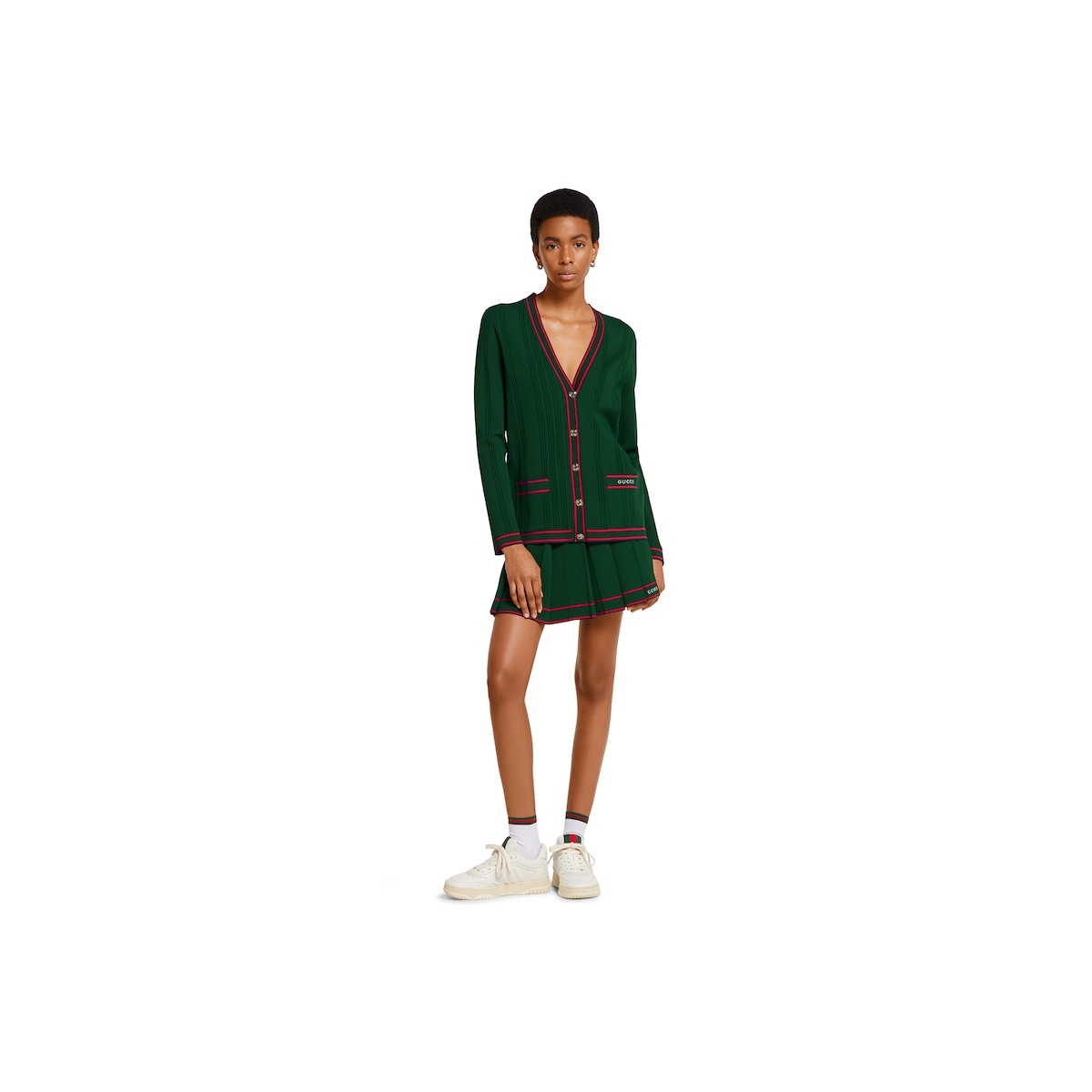 Stretch viscose cardigan with embroidery - 2