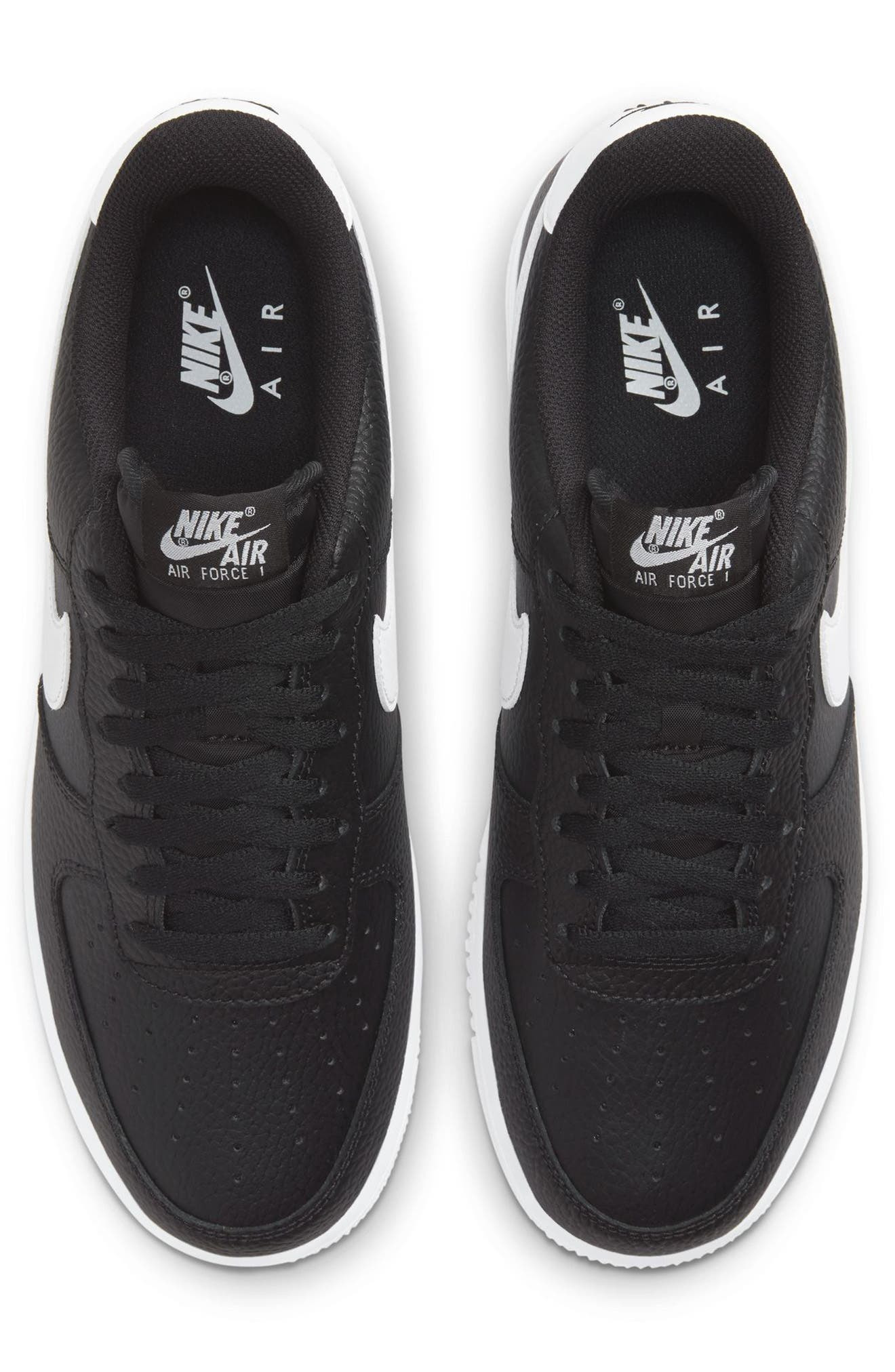 Nike Air Force 1 '07 Basketball Sneaker in Black/White at Nordstrom - 4