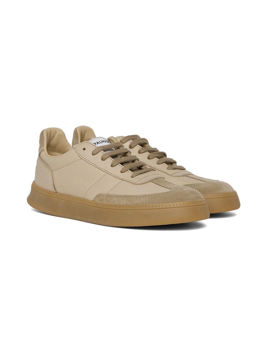 Beige Smash Sneakers - 4