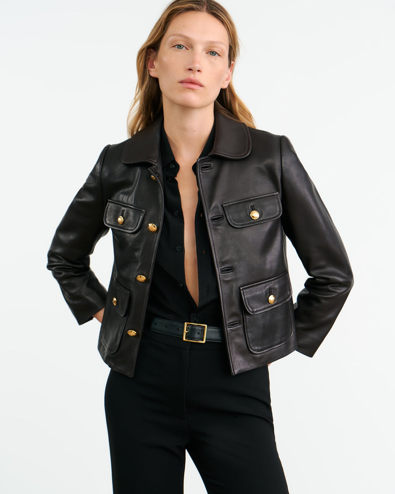 NILI LOTAN CHAMONIX LEATHER JACKET outlook
