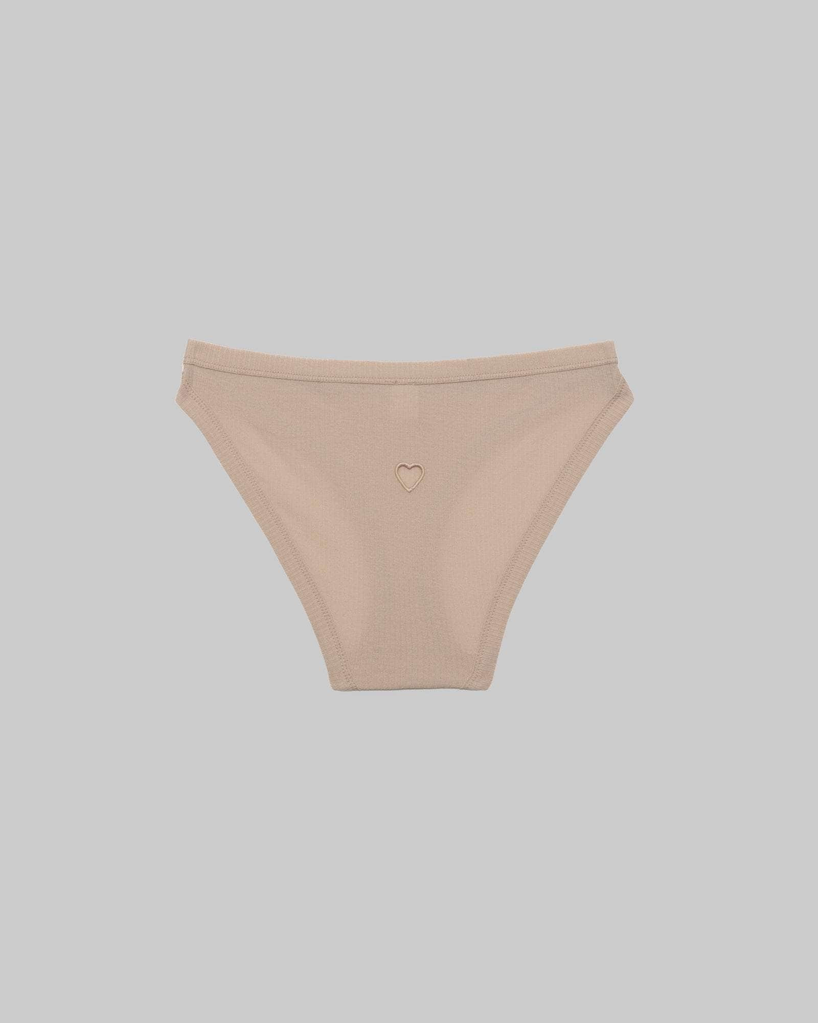 Heart Bell Pants - Organic Cotton Rib - 7