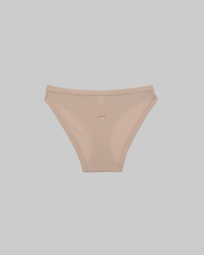 Heart Bell Pants - Organic Cotton Rib 7