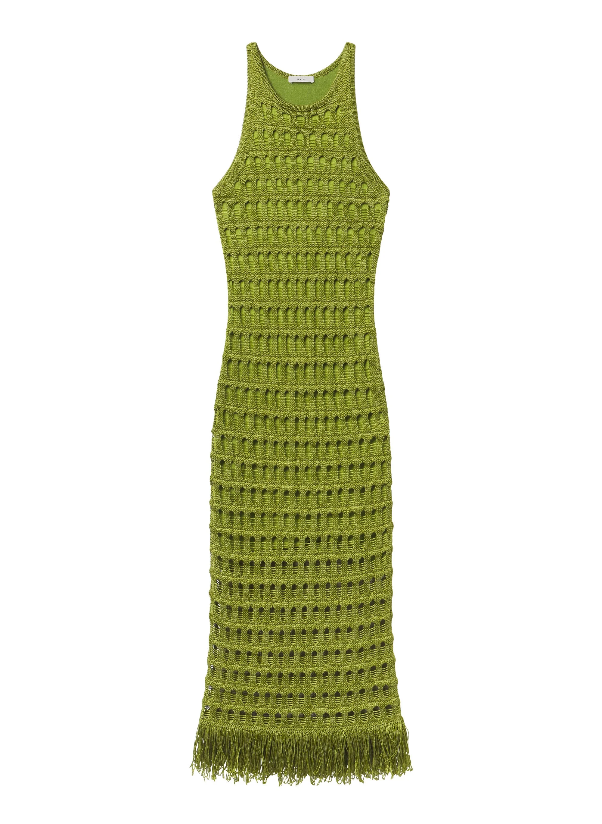 Leilani Crochet Fringe Midi Dress - 1