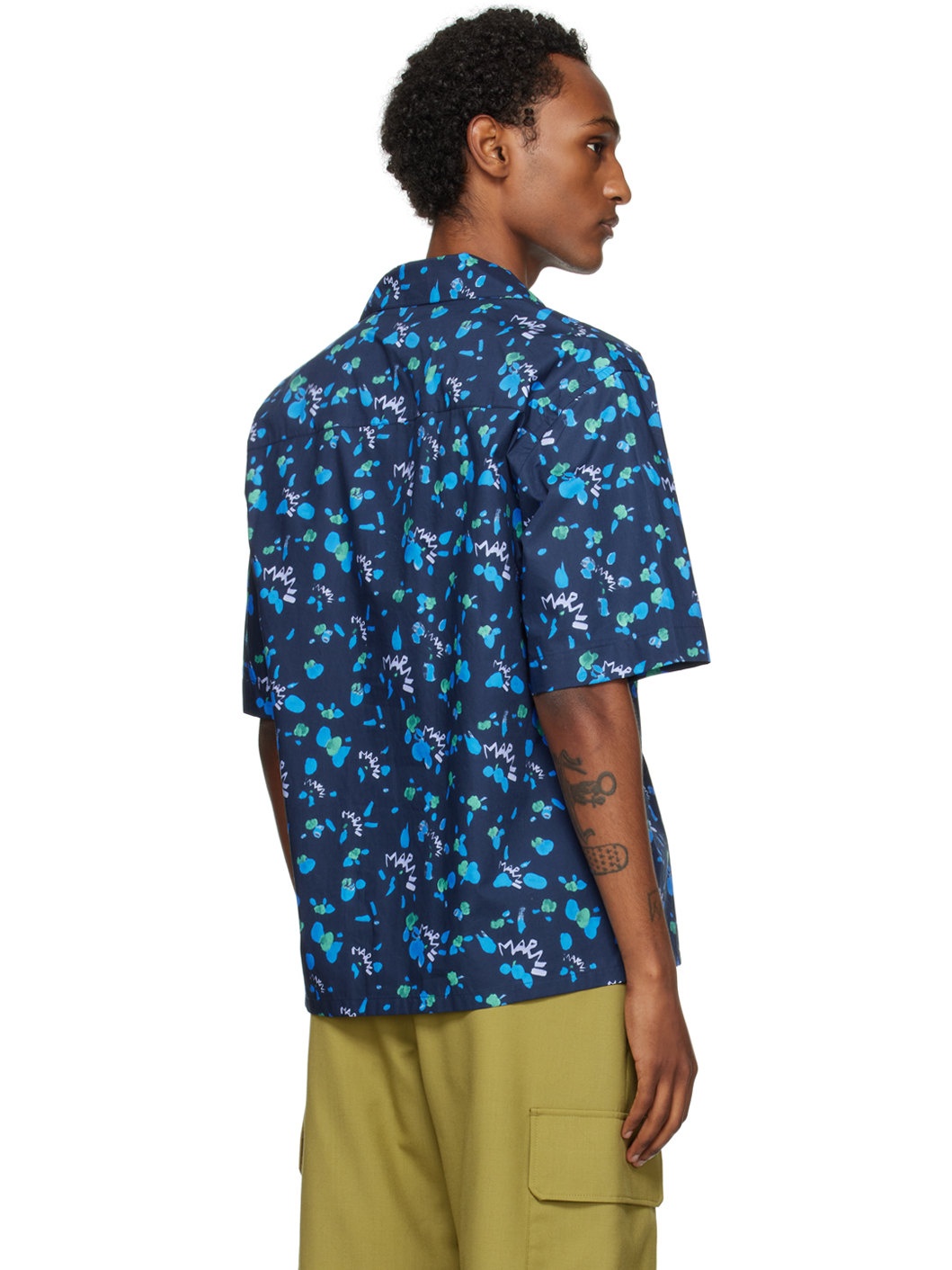 Navy Graphic Shirt - 3