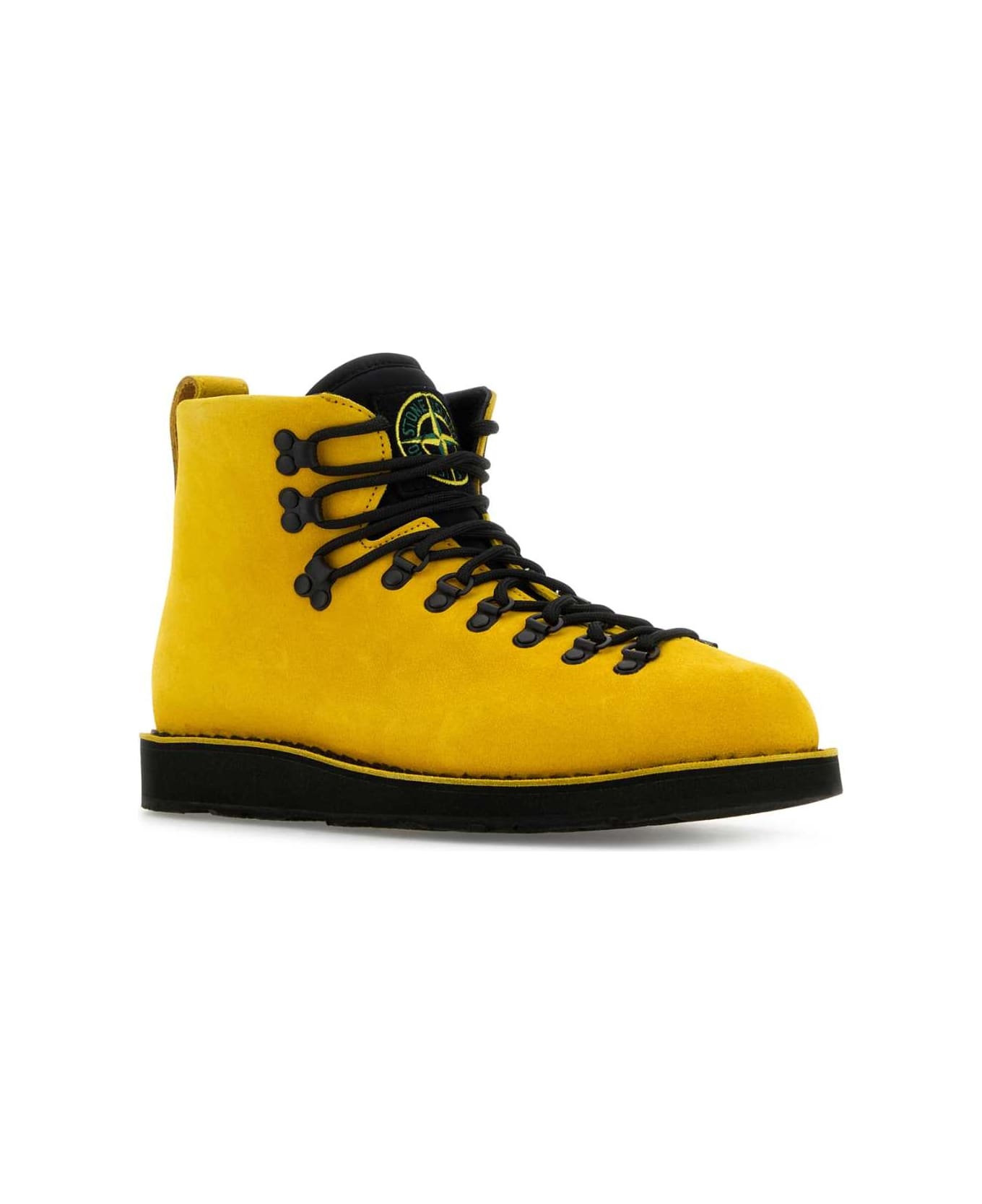 Yellow Leather S0204 Nabuk Sneakers - 2