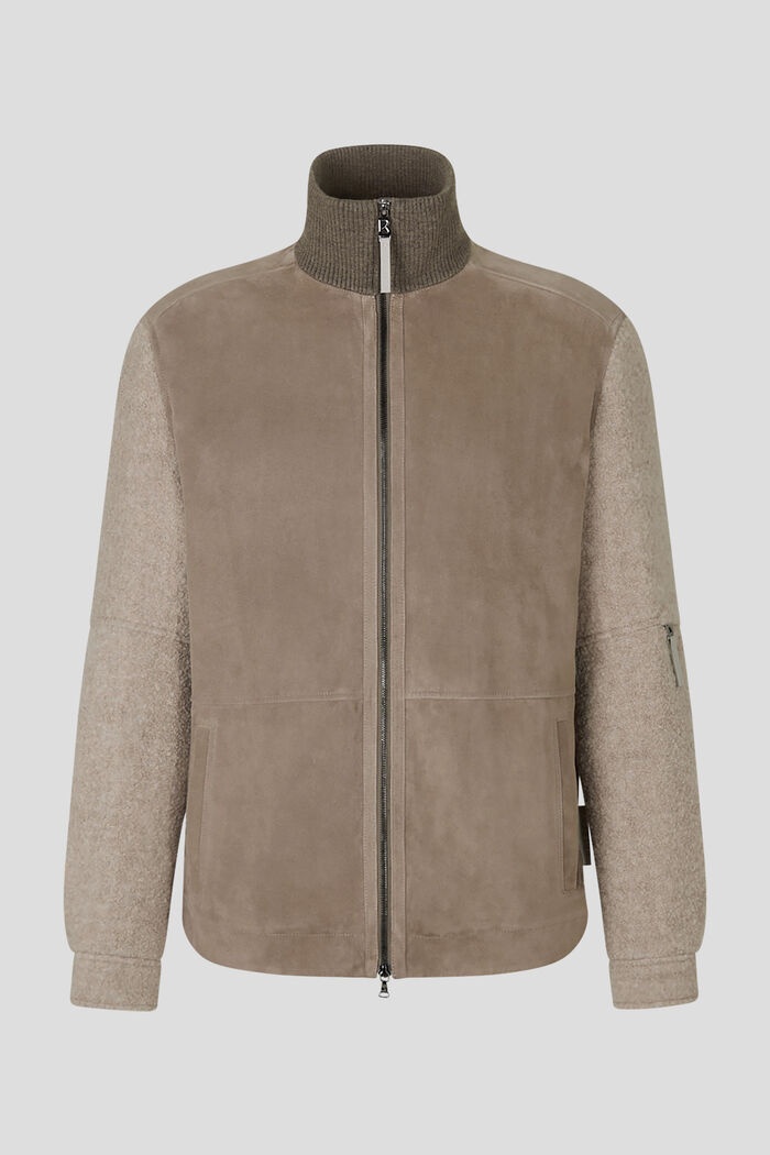Phil Suede jacket in Pale brown - 1