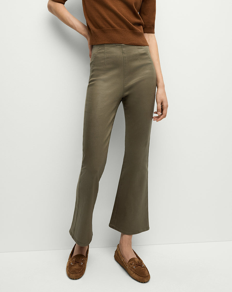 CARSON COATED KICK-FLARE JEAN - 3