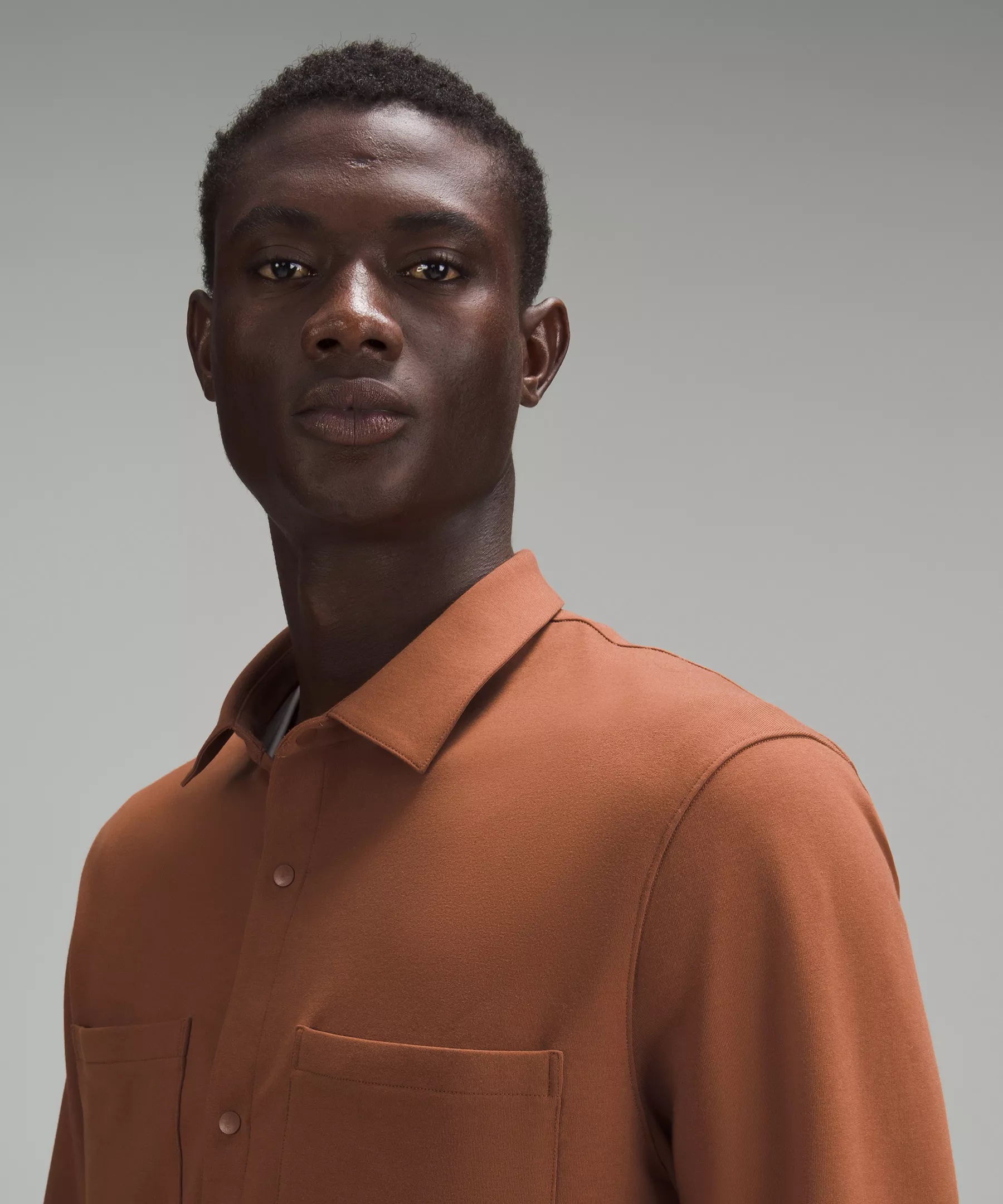 Soft Knit Overshirt *French Terry - 4