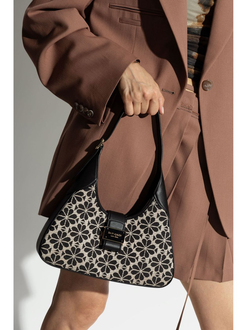 kate spade small Nouveau floral-jacquard shoulder bag outlook