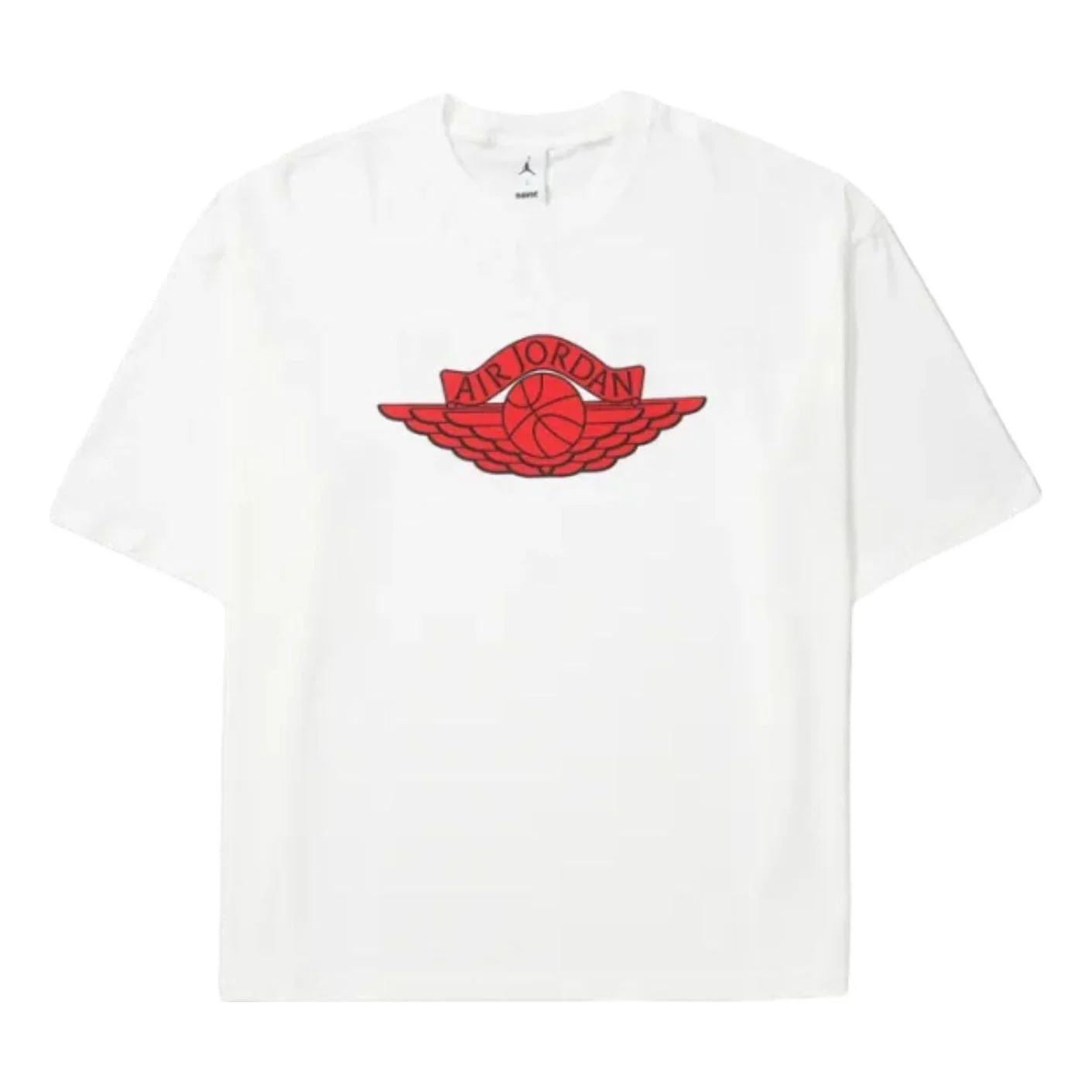 Jordan x Saint Mxxxxxx S/S T-Shirt 'White University Red' FV4716-100 - 1