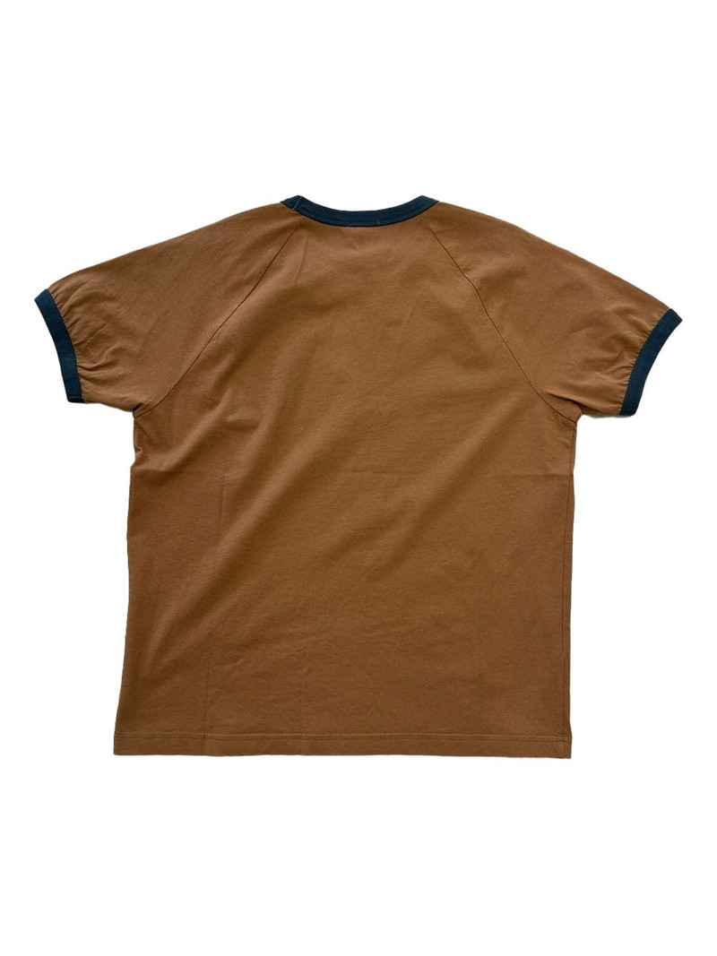 AUTRY raglan-sleeve ringer T-shirt outlook