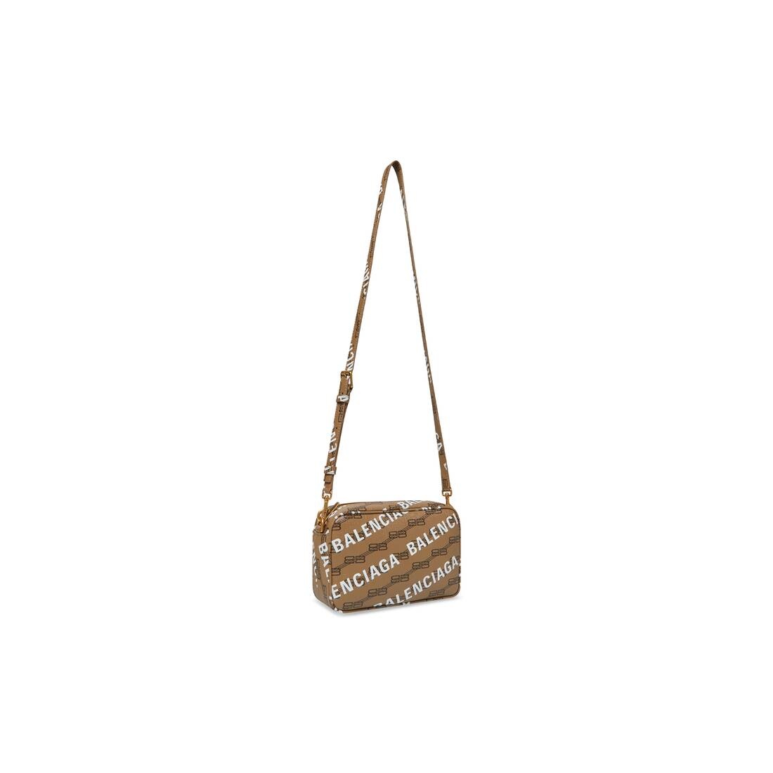 signature small camera bag bb monogram coated canvas and allover logo - 2