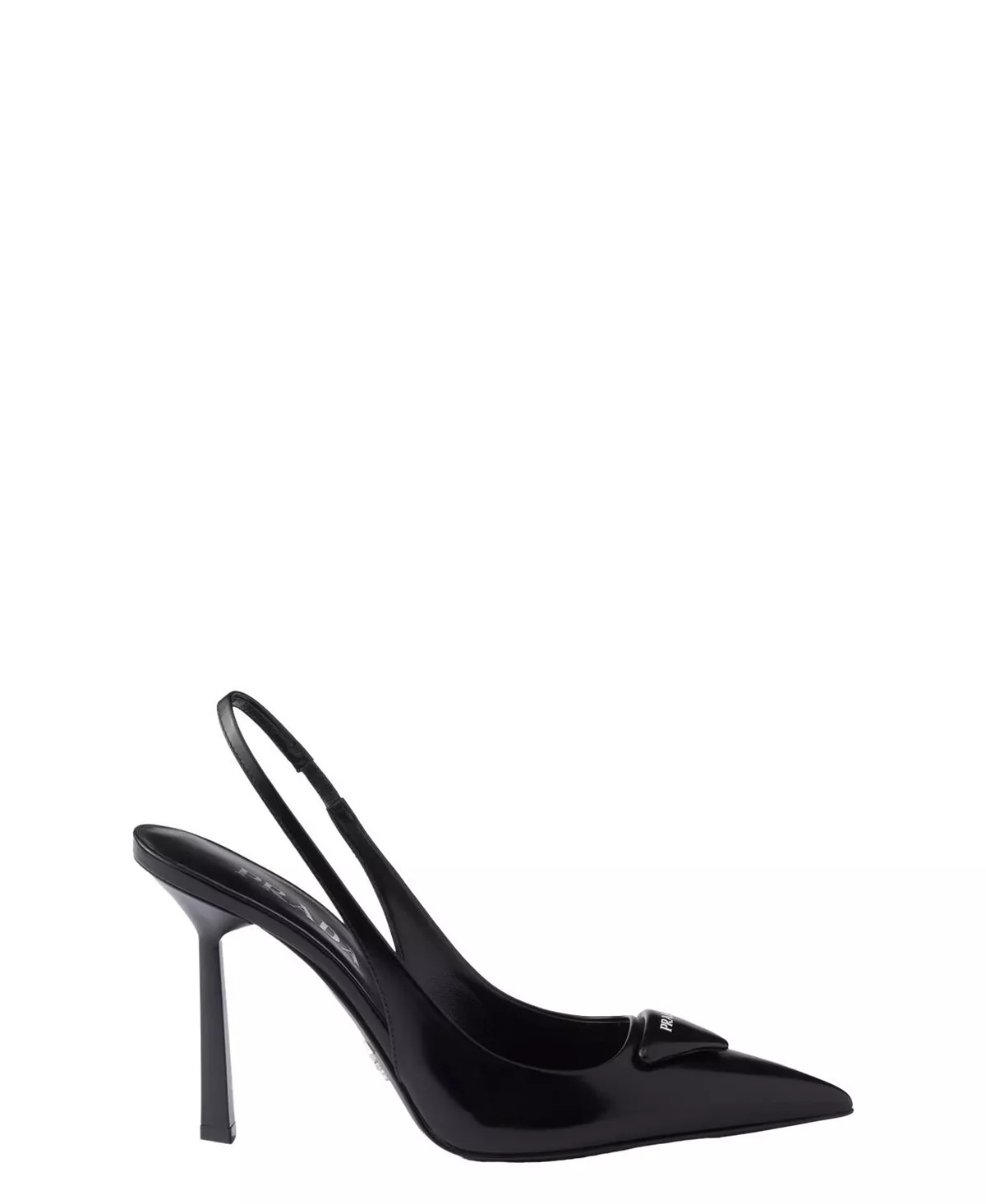 Women's Brushed Leather Slingback Pumps - 2