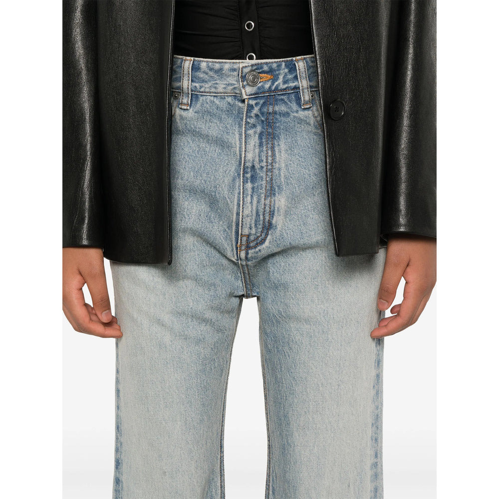 Balenciaga Blue Denim - Flared Jeans Women - 4