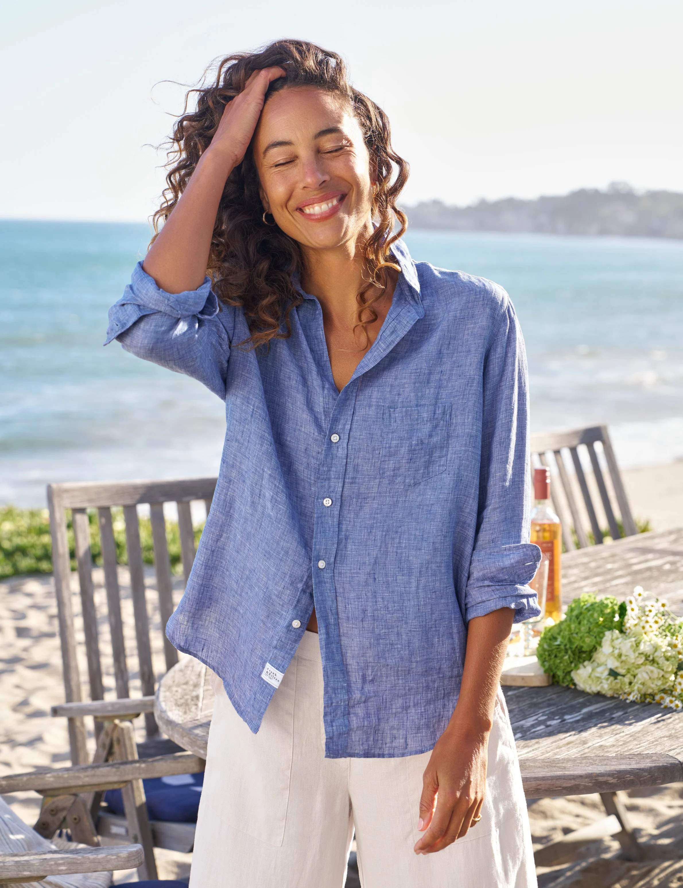 Relaxed Button-Up Shirt - 1