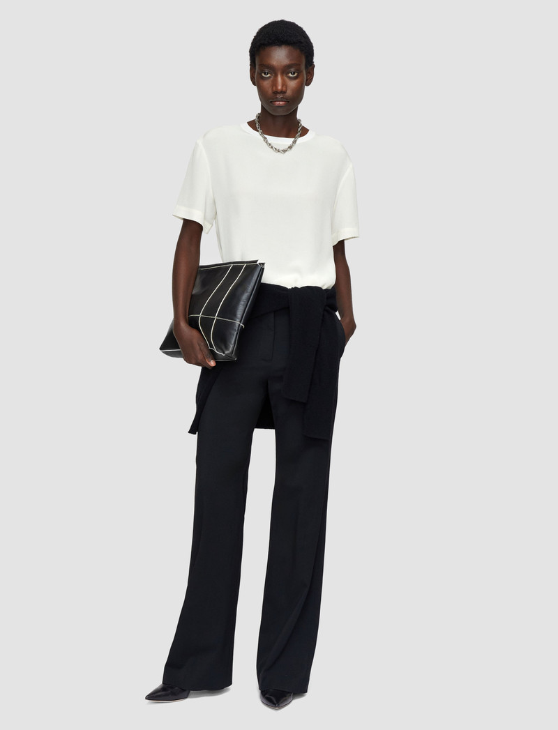 JOSEPH Silk Crepe de Soie Rubin Blouse outlook