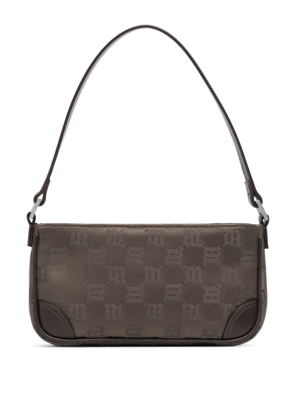 patterned-jacquard shoulder bag - 1