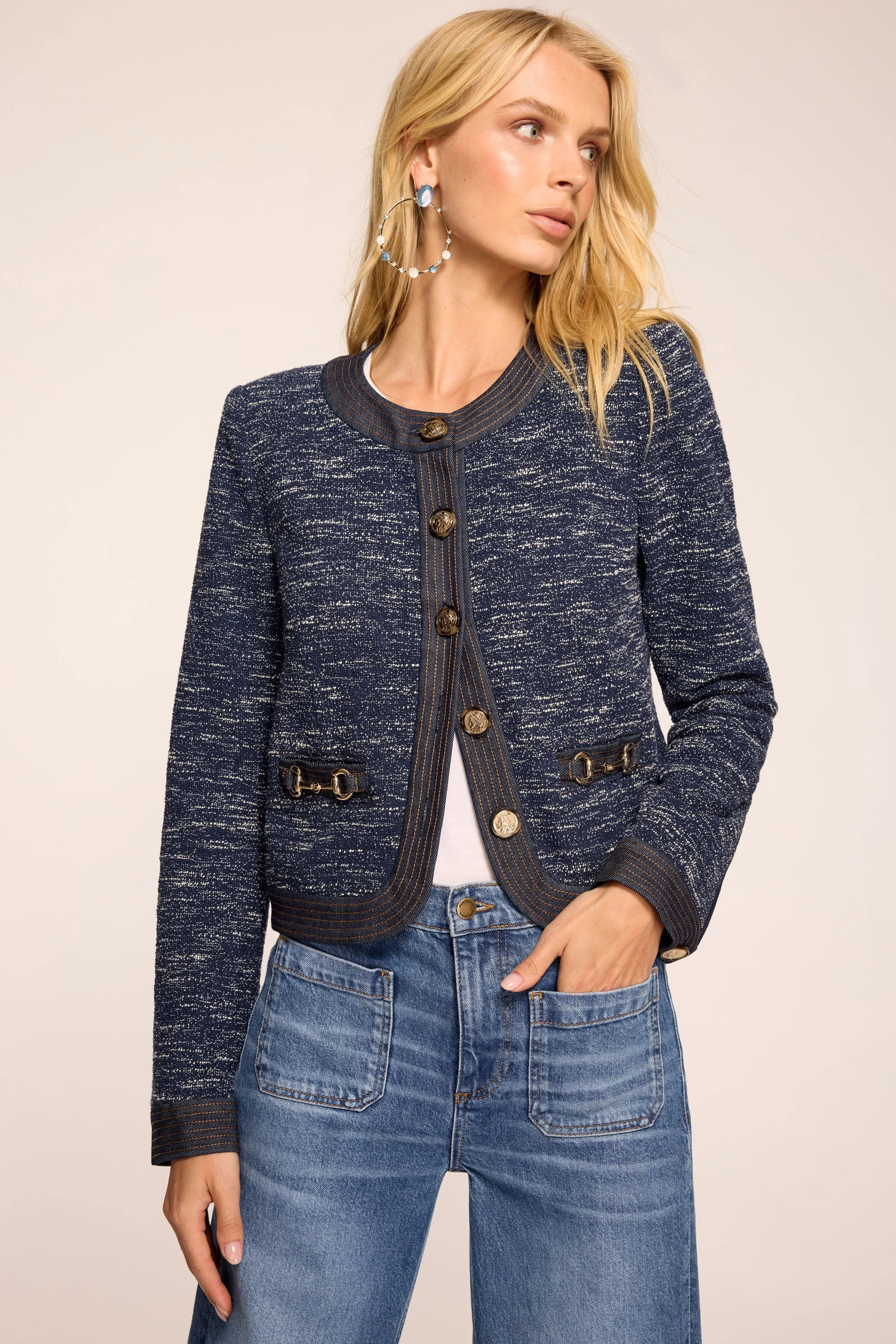 Delia Tweed Jacket - 1