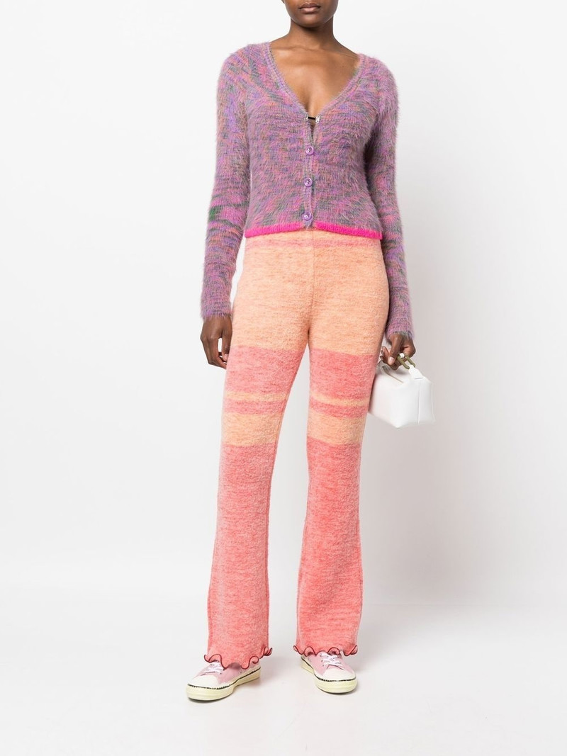 Andersson Bell contrast-trim patterned cardigan outlook