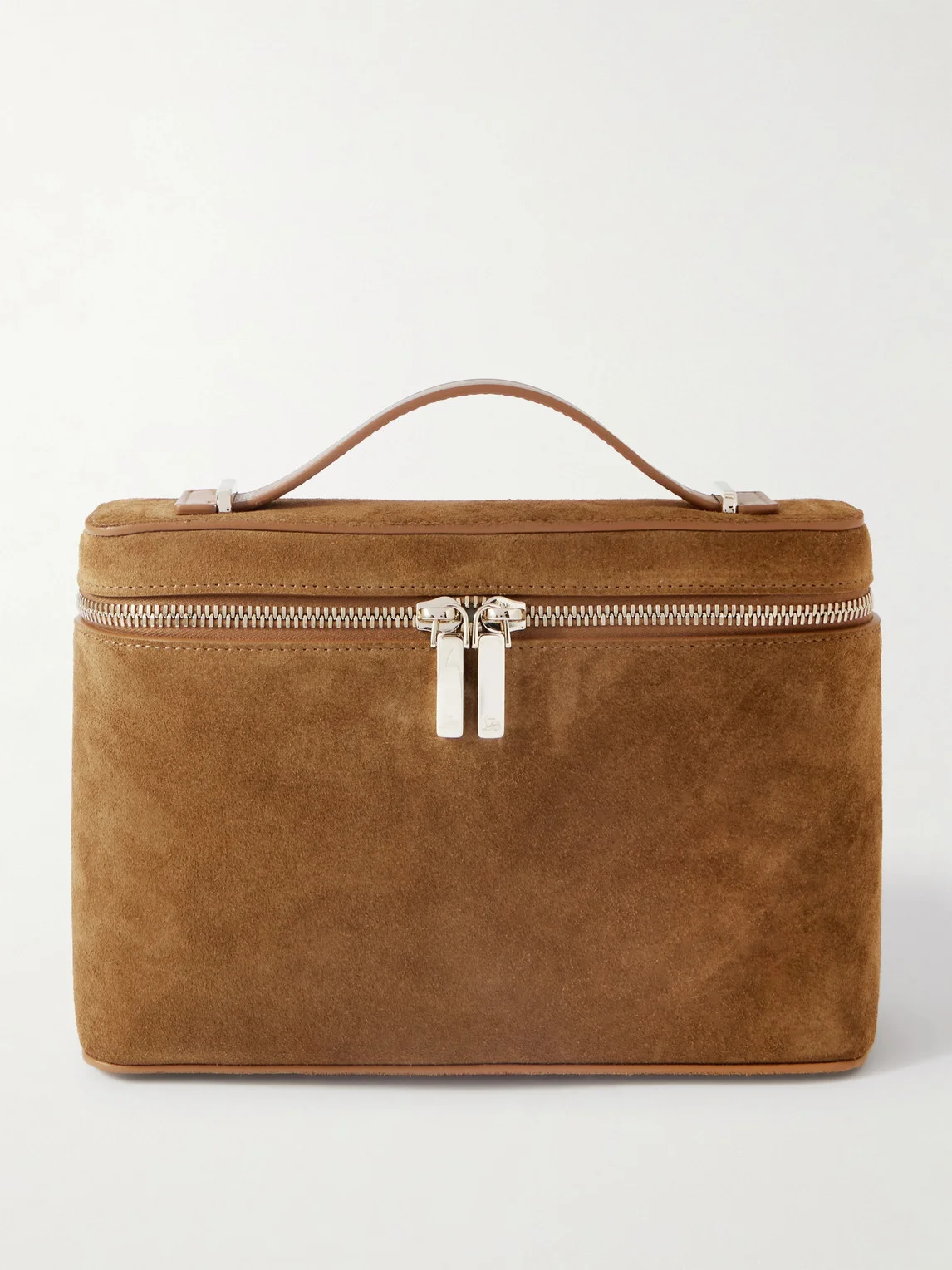 Djanis Leather and Rubber-Trimmed Suede Messenger Bag - 1